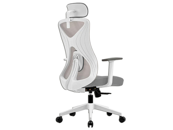 Silla para oficina Ergonómica Acteck Floe Pro Ec737, Soporta hasta 120Kg, Color Blanco.
