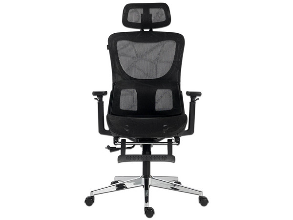Silla para oficina Acteck Flux Ultra EC696HR, Reposabrazos 3D, Soporta hasta 120Kg, Color Negro.