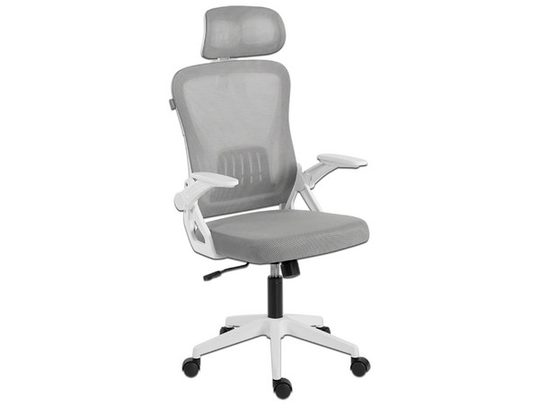 Silla para Oficina Acteck Flux EC313HR, Reposabrazos Abatibles, Soporta hasta 100Kg, Color Blanco.