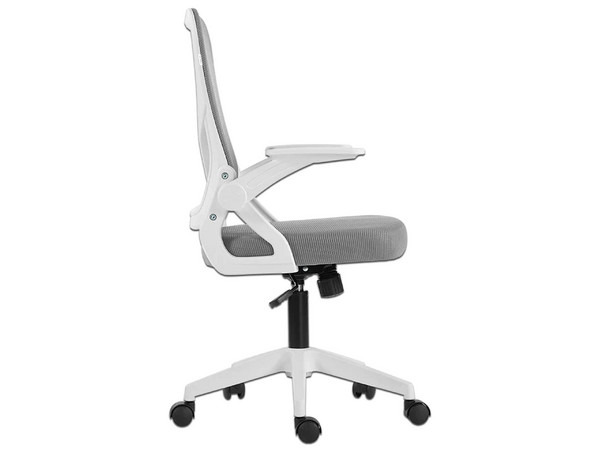 Silla para Oficina Flux Lite EC313, Respaldo de Malla, Espuma de Alta Suavidad, Soporta hasta 100 Kg. Color Blanco.
