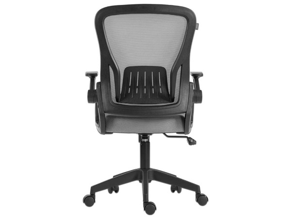 Silla para Oficina Flux Lite EC313, Reposabrazos Abatibles, Soporta hasta 100Kg, Color Gris.