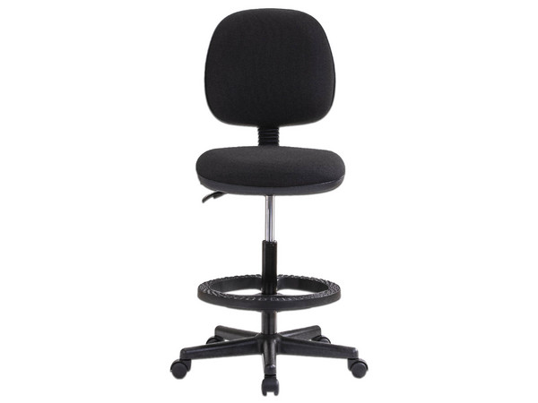 Silla Operativa ERGO 2369, Asiento y Respaldo Acolchado, Altura Ajustable. Color Negro.