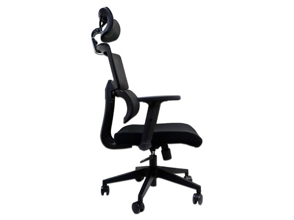 Silla Ejecutiva Ergo Parma C, Respaldo de Malla, Soporta Hasta 120Kg. Color Negro.