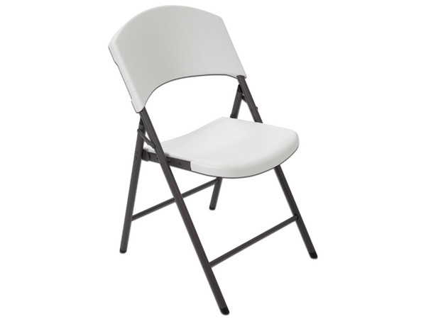 Silla para Oficina Plegable Foly Lifetime, Color Blanco.