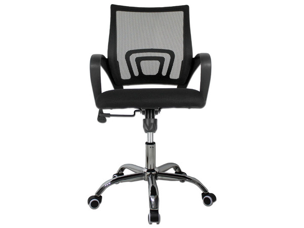 Silla Ejecutiva Mundo In 107, Reposabrazos, Respaldo de Tela Tipo Mesh. Color Negro.