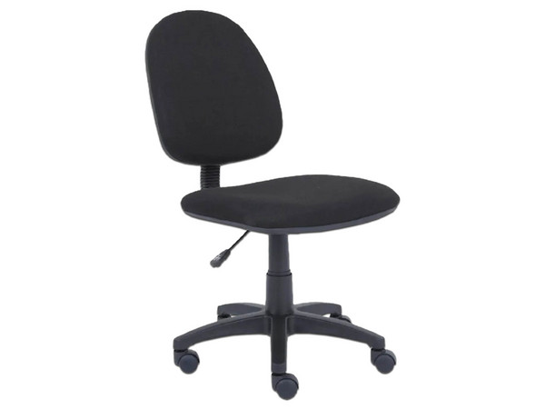 Silla para oficina Básica NEXTEP, Tela Negra, Altura Ajustable, Base Giratoria, Acolchonada, Soporta hasta 120 kg.