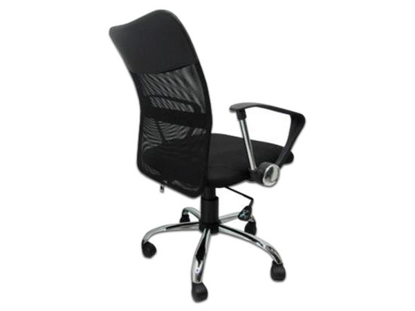 Silla para oficina Ejecutiva Nextep NE-650E ajustable, reclinable y con base giratoria. Color Negro.