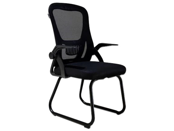 Silla de Oficina Nextep NE-652R, Reposabrazos Ajustables. Respaldo con Tela, Acolchada, Soporta Hasta 200 Kg. Color Negro.