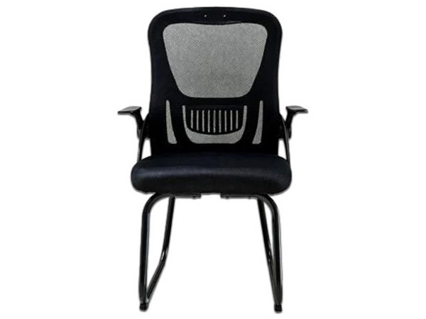 Silla de Oficina Nextep NE-652R, Reposabrazos Ajustables. Respaldo con Tela, Acolchada, Soporta Hasta 200 Kg. Color Negro.