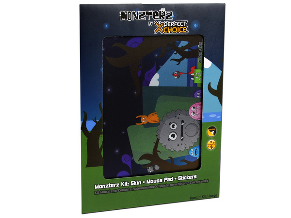Monzterz Kit Skin para Laptop y Mousepad