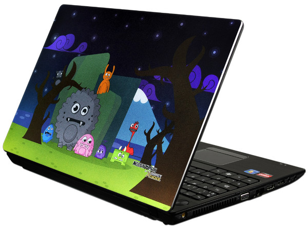 Monzterz Kit Skin para Laptop y Mousepad