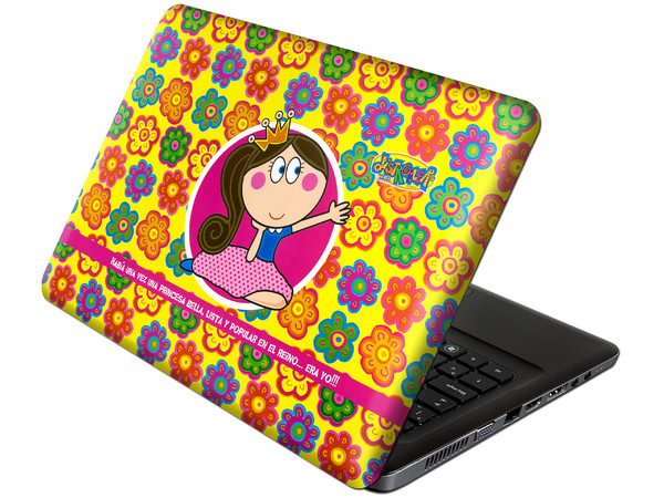 Skin TechZone Princesa para Laptop Widescreen de 10.2
