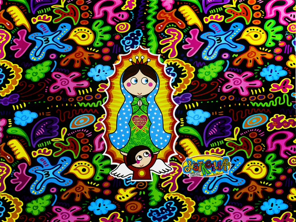 Skin TechZone Virgencita para Laptop Widescreen de 10.2
