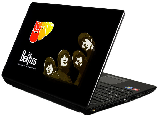 Skin TechZone The Beatles para Laptop Widescreen de 10.2