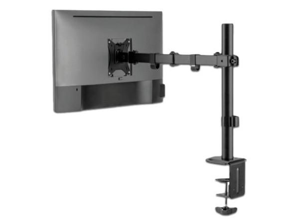 Soporte articulado Para Monitor Acteck Enforce Zone SM450, 100x100mm, soporta hasta 9kg, color negro.
