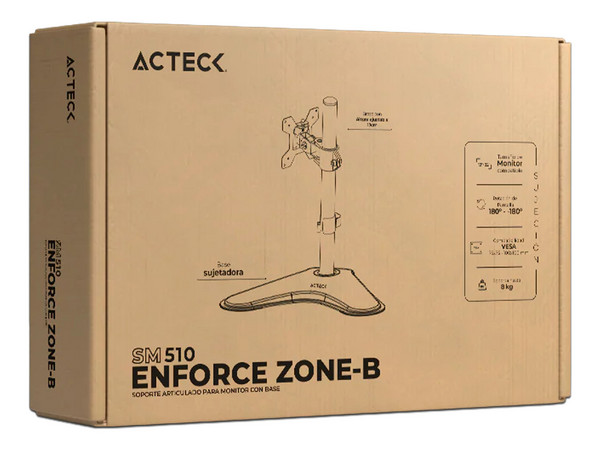 Soporte para Monitor Acteck Enforce Zone-B SM510, Soporta Monitores de hasta 32