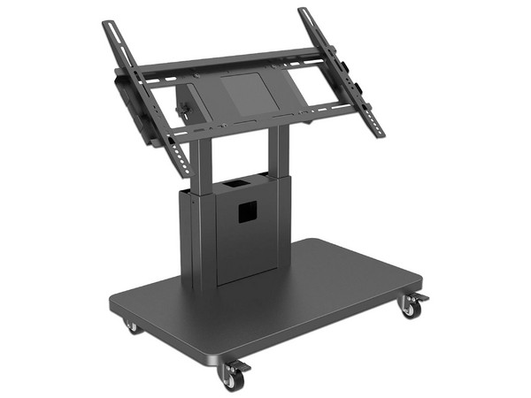 Soporte de Piso Móvil BRobotix 6008072, Inclinación de Hasta 45 Grados, Para Pantallas de 32