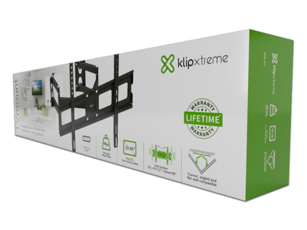 Soporte articulado de esquina Klip Xtreme KPM-935 para pantallas de 32