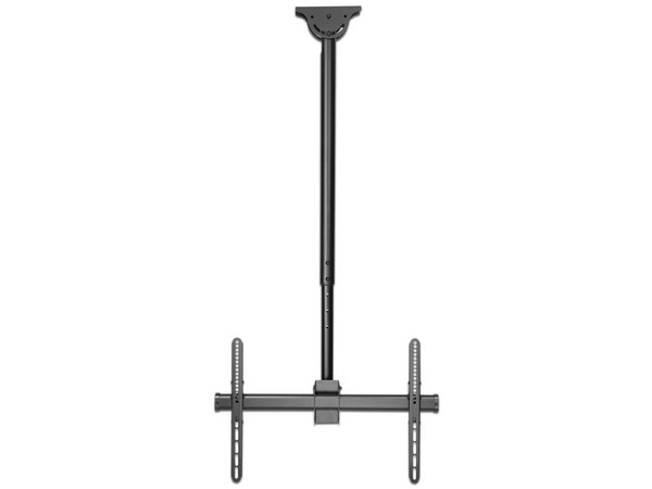 Soporte de techo para TV de 37 a 70 pulgadas, soporta 50 Kg, de movimiento completo y ajustable en altura.