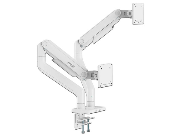 Soporte Para 2 Monitores MSI MAGMT201DW, Doble Brazo Articulado, De 17