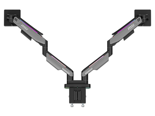 Soporte de Escritorio MSI MPG MT201DR, Dos Brazos, Soporta Monitores de hasta 35