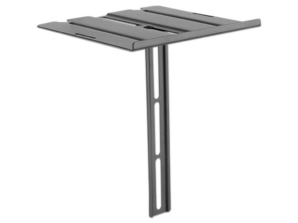 Repisa Para Equipos Multimedia Redleaf DVD-2020, Aluminio, Soporta hasta 3Kg, Color Negro.