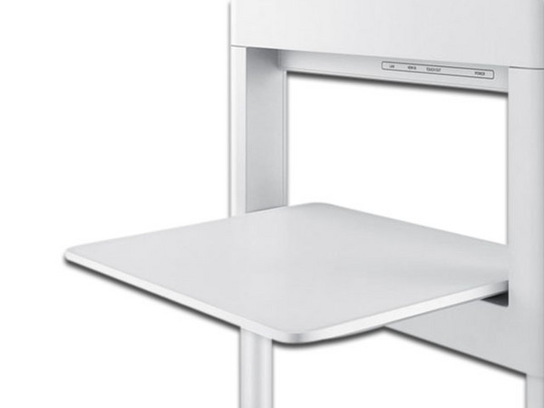 Soporte portátil Samsung  Flip Stand para monitor touch, rotación de 90°. Color gris.