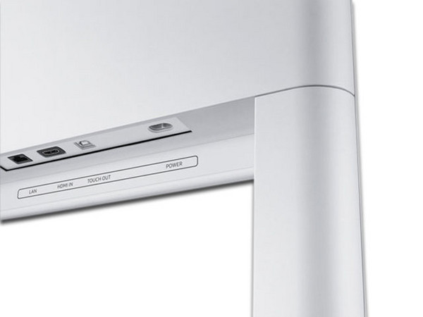 Soporte portátil Samsung  Flip Stand para monitor touch, rotación de 90°. Color gris.
