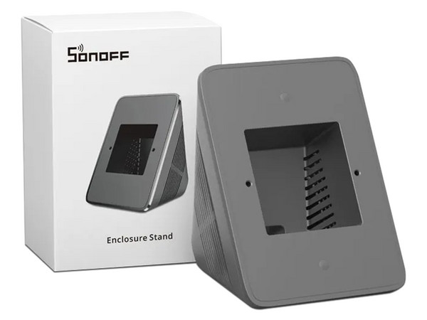 Soporte para Control NSPanel Sonoff STANDB, Compatible con NSPANEL120PB. Color Negro.