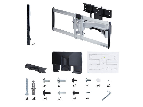 Soporte ajustable de pared StarTech 100AP1-TV-WALL-MOUNT para pantallas de hasta 100
