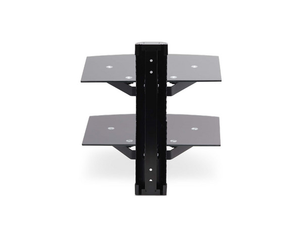 Estante Flotante StarTech 2B-WALL-MOUNT-SHELF para Equipos AV con Montaje en Pared y Altura Ajustable, Vidrio Templado Color Negro.
