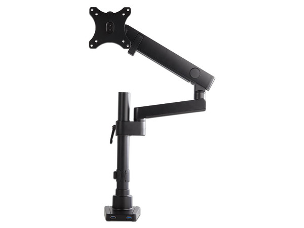 Soporte de Escritorio para Monitor, Brazo con movimiento articulado, hasta 34