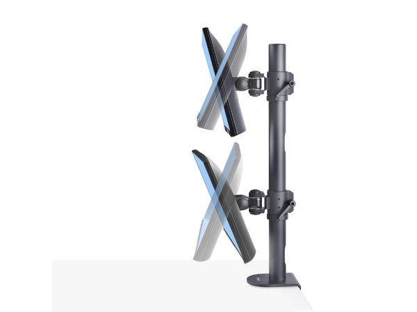 Soporte de Escritorio StarTech.com para 2 Monitores Apilados de hasta 49