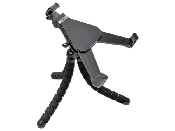 Soporte universal de escritorio TrippLite de movimiento completo para teléfono y tablet.