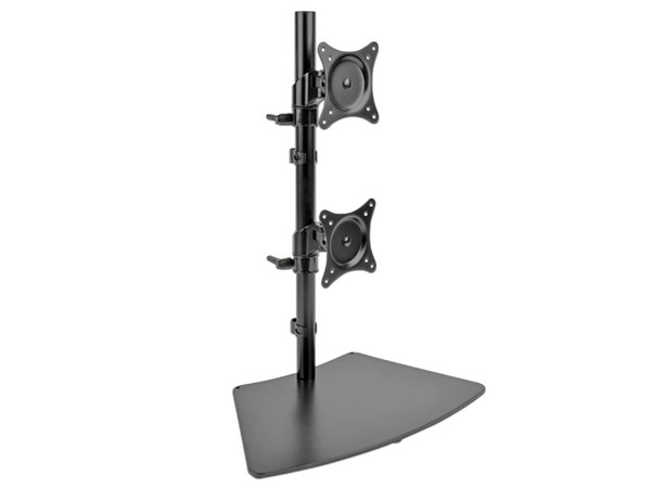 Soporte  vertical de escritorio Tripp Lite para 2 Monitores de 15