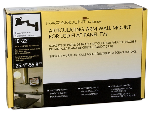 Paramount Soporte de Pared de Brazo Articulado para TV LCD de Pantalla Plana de 10