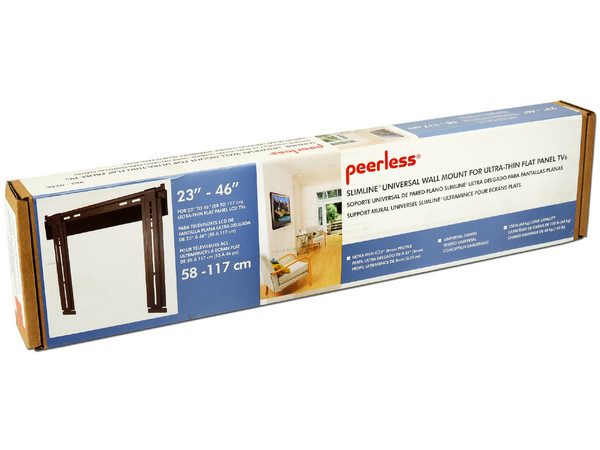 Soporte de Pared Universal Peerless Slimline para TV de Pantalla Plana Ultra delgada de 23