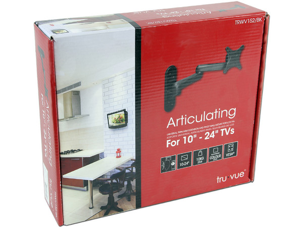 Soporte Articulado Universal Tru Vue para TV de Pantalla Plana de 10