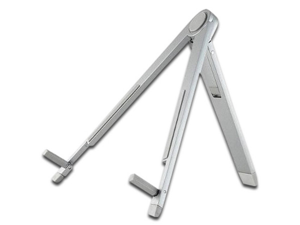 Soporte ajustable BRobotix 180488 para smartphones y tablets. Color Plateado.