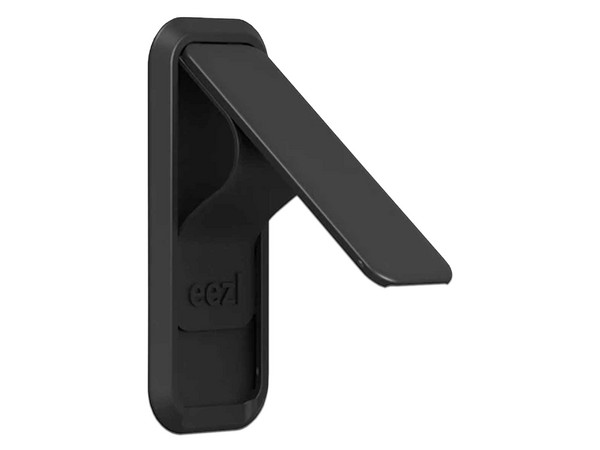 Soporte universal EEZL EZ-UV001BK para smartphone incluye adhesivo para instalación. Color Negro.