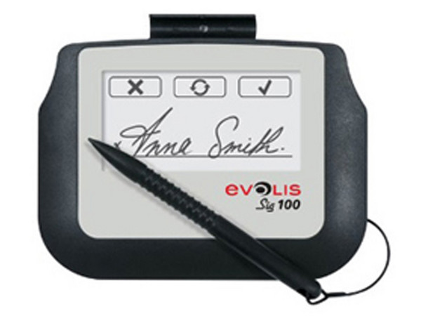 Digitalizador de Firmas Evolis SIG100 Lite, USB. Color Negro/Blanco.