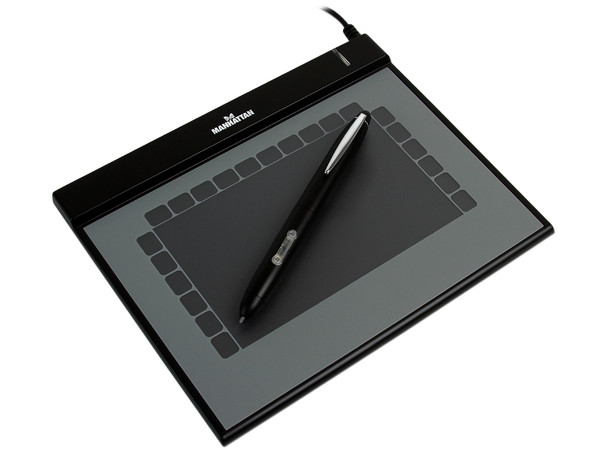Mini Tableta Gráfica A6 / 12 x 7 cm; Portabilidad y desempeño profesional ideal para espacios de trabajo pequeños o portátiles                            