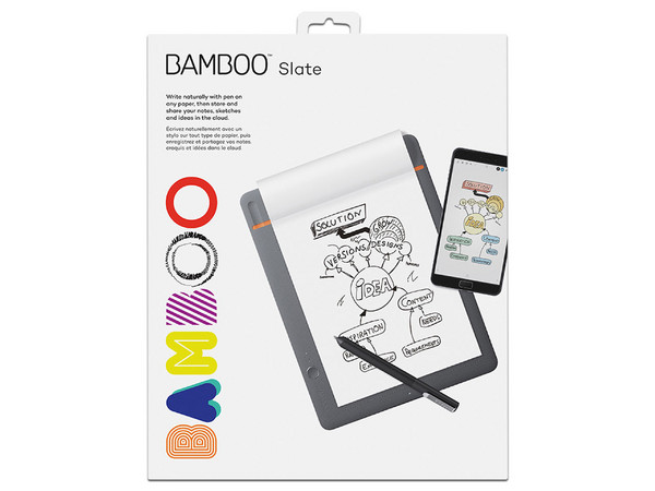Smartpad Wacom Bamboo Slate A5, tamaño media carta/A5, Bluetooth.