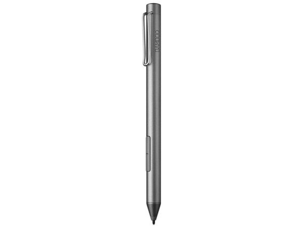 Lápiz Inteligente para Tableta Gráfica Wacom Bamboo Ink 2nd, compatible con dispositivos wacom y windows ink. Color Gris.