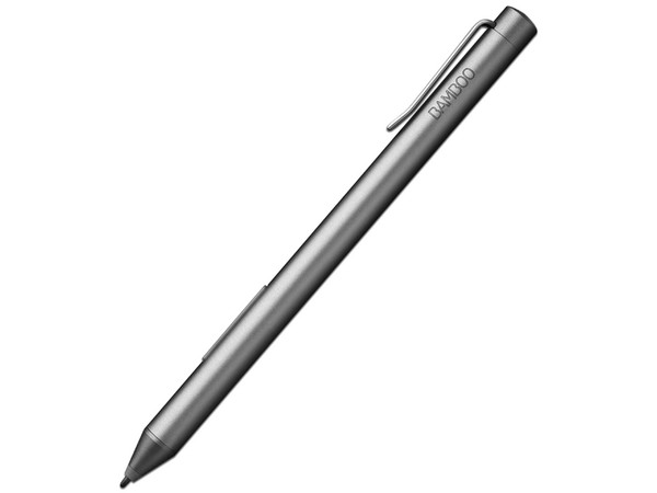 Lápiz Inteligente para Tableta Gráfica Wacom Bamboo Ink 2nd, compatible con dispositivos wacom y windows ink. Color Gris.