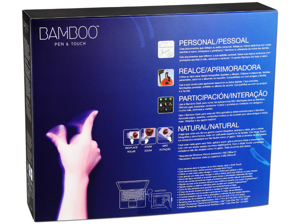 Tableta Gráfica Wacom Bamboo Pen & Touch Small