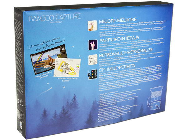 Tableta Gráfica Wacom Bamboo Capture Pen & Touch.