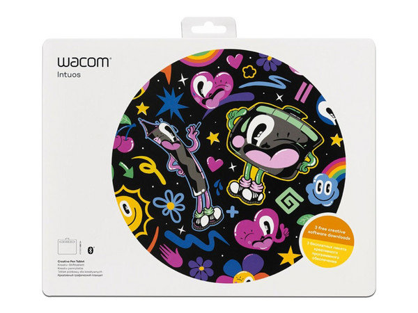 Tableta Gráfica Wacom Intuos Medium, Bluetooth. Color negro.