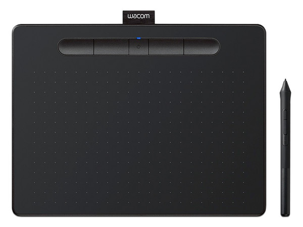 Tableta Gráfica Wacom Intuos Medium, Bluetooth. Color negro.