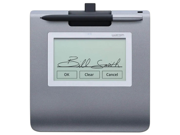 Terminal de Firma Wacom STU430, Display LCD 9.6 x 6 cm, Conexion USB Cableada, Con Lapiz, Sens.